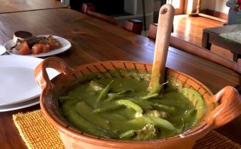 Mole Verde for Lunch